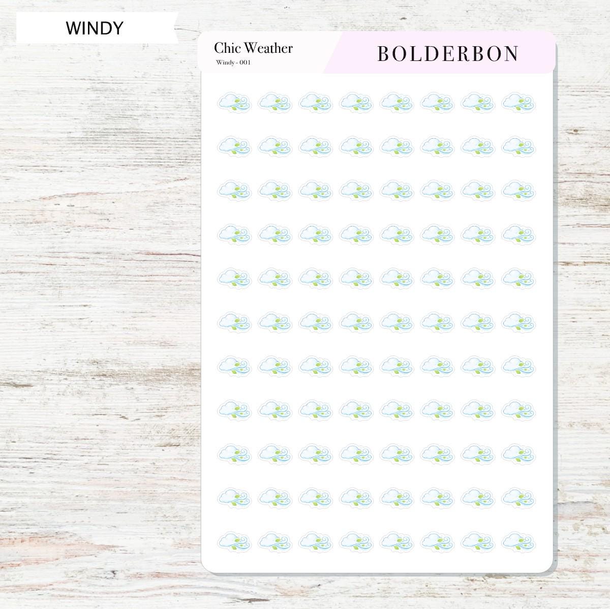 Chic Weather Icons || Planner Stickers, Elegant, Forecast Stickers