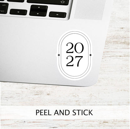2027 Chic Stickers • Classic Minimalist Vinyl Decal for Planners, Journals Setups & More!