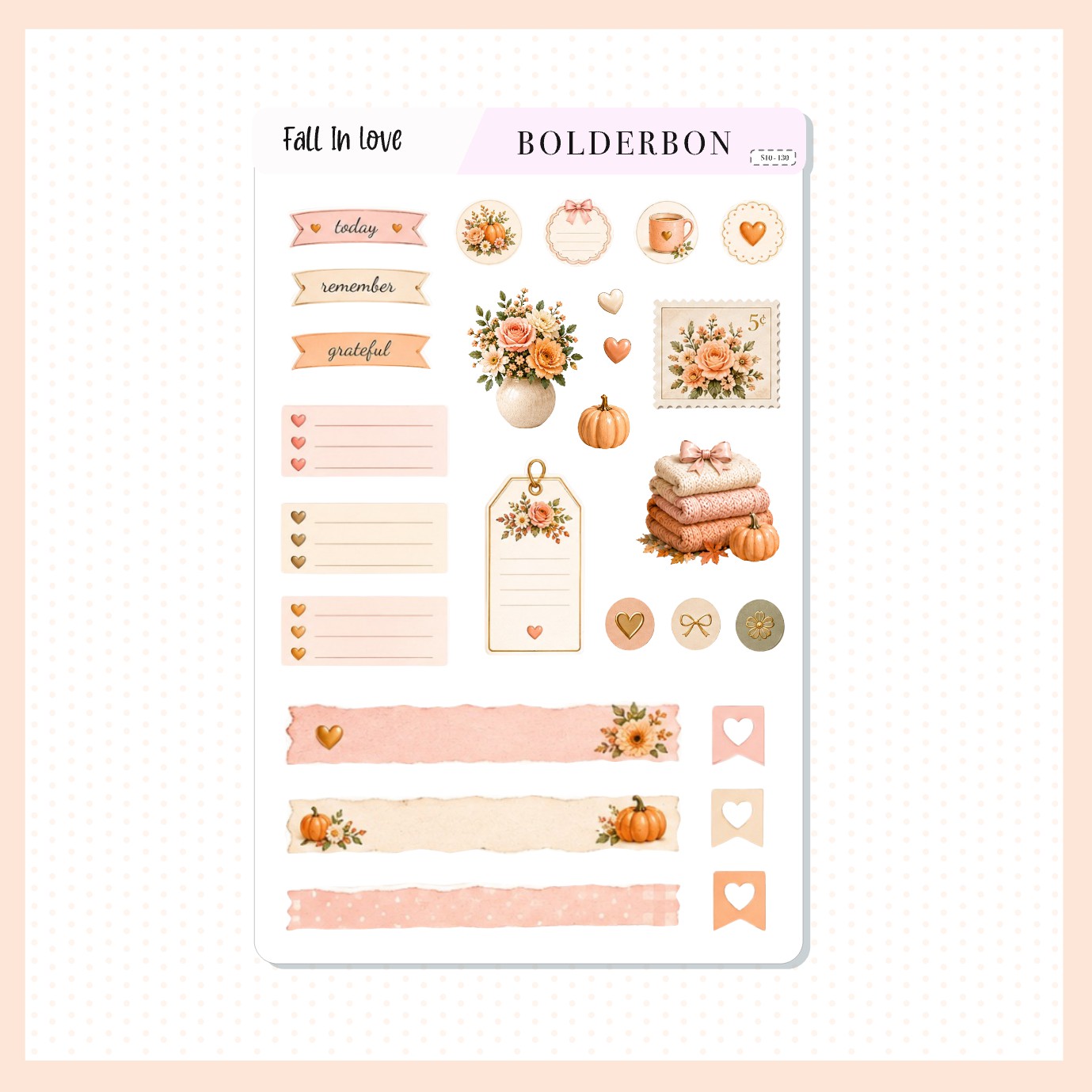 Label Stickers • Fall In Love