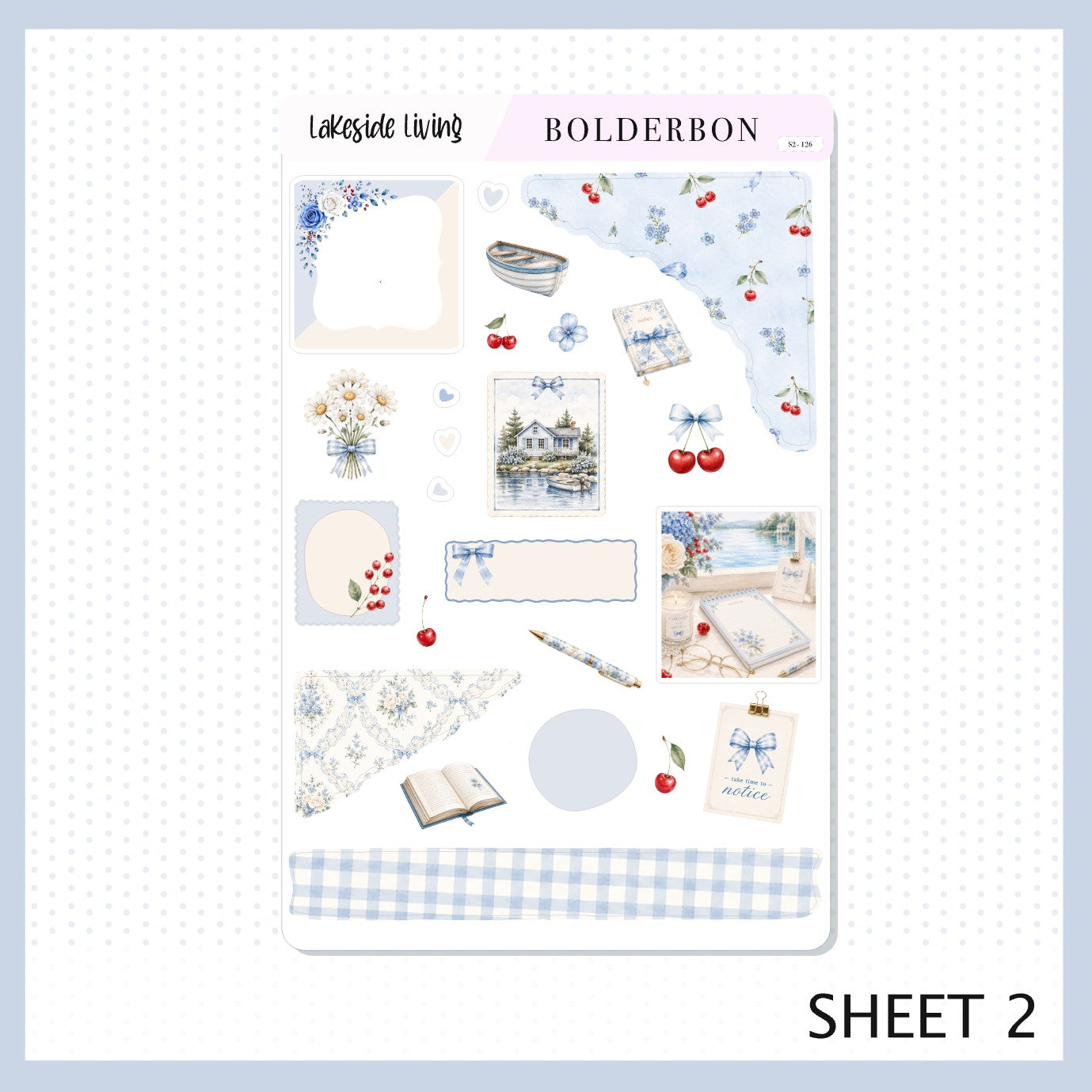 Lakeside Living • Journal Sticker Kit