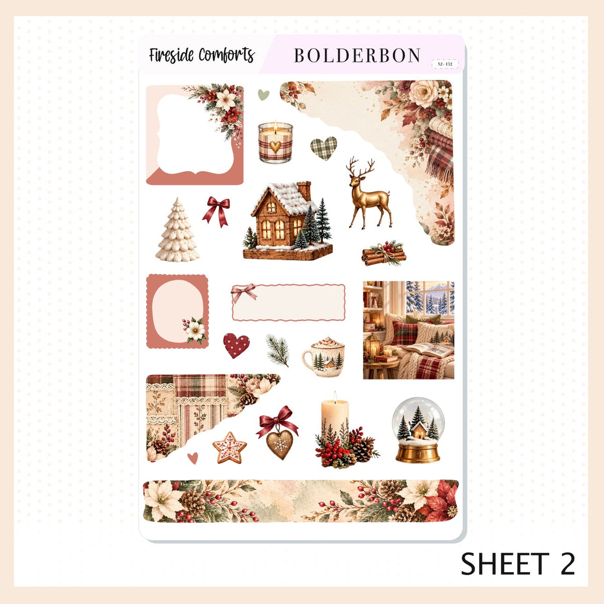 Fireside Comforts • Journal Sticker Kit