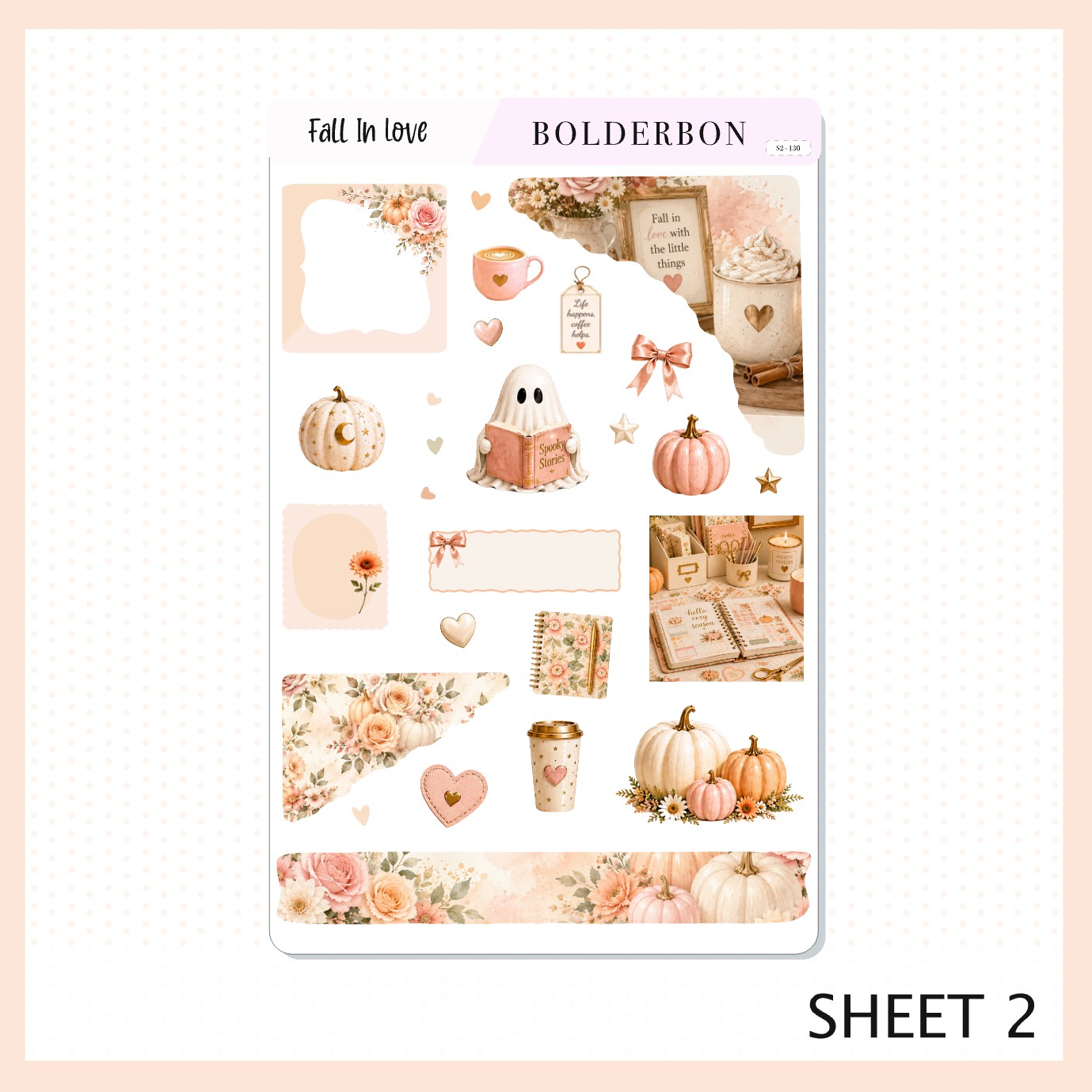 Fall In Love • Journal Sticker Kit