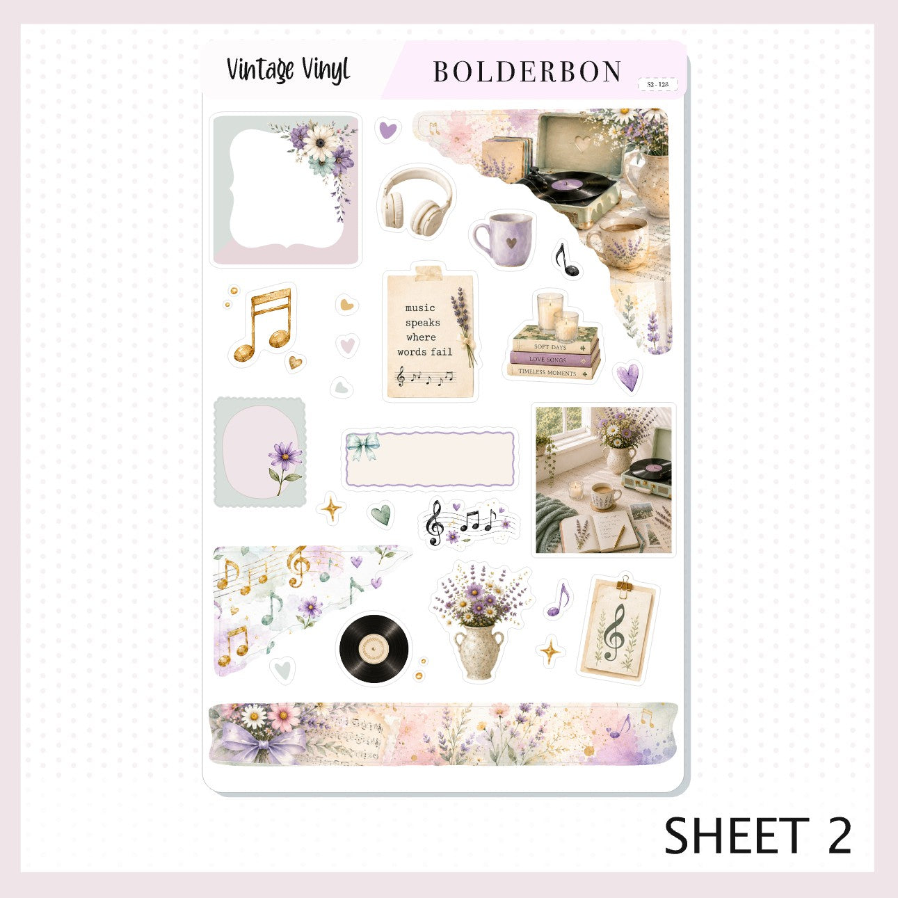 Vintage Vinyl • Journal Sticker Kit