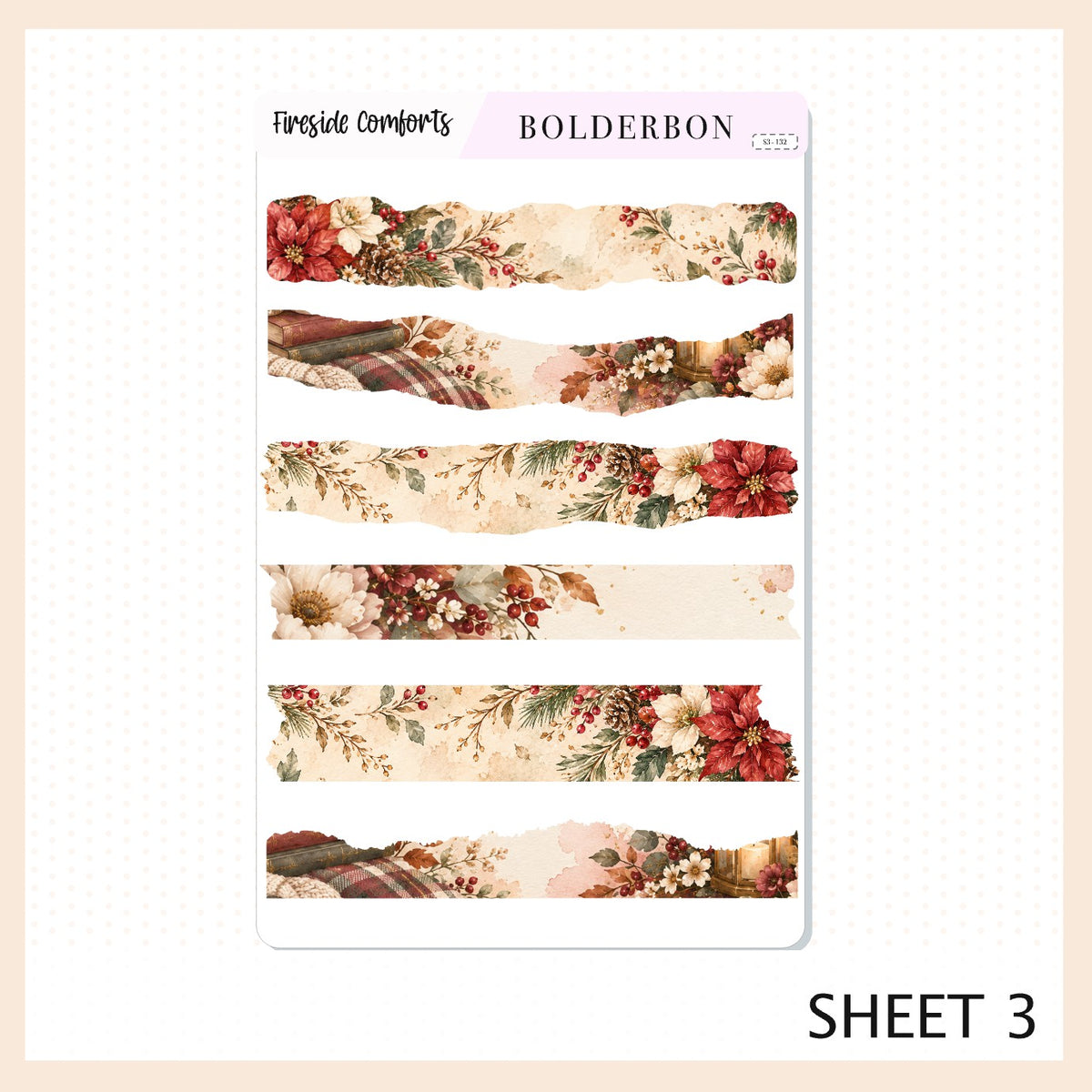Fireside Comforts • Journal Sticker Kit
