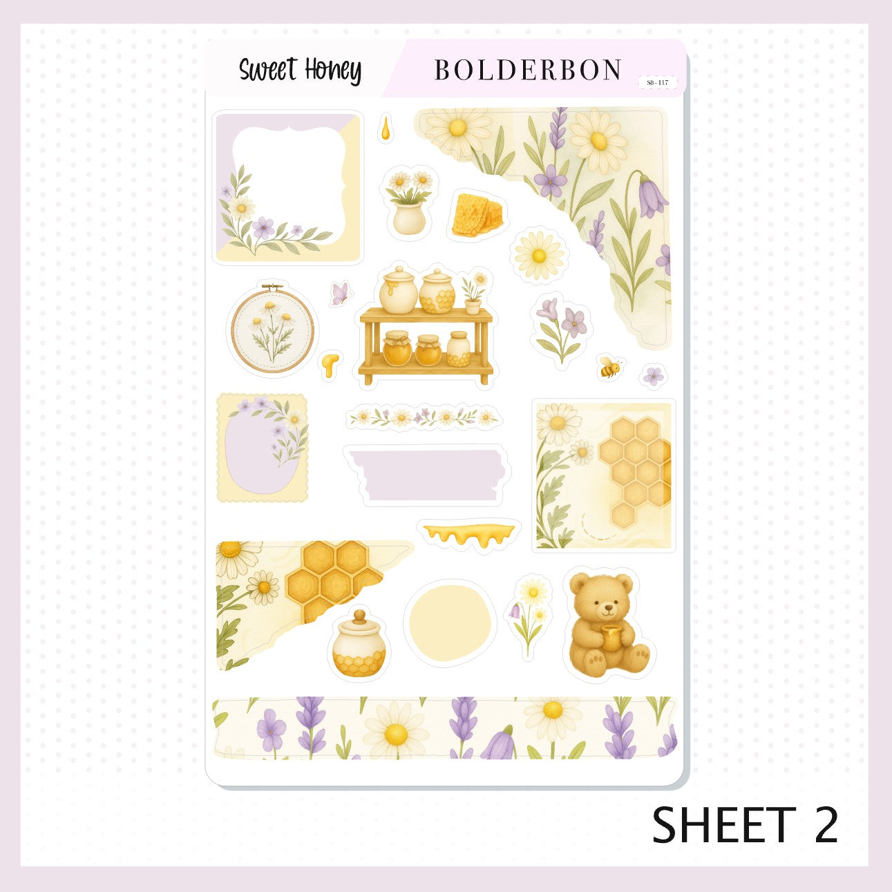 SWEET HONEY || Journal Sticker Kit