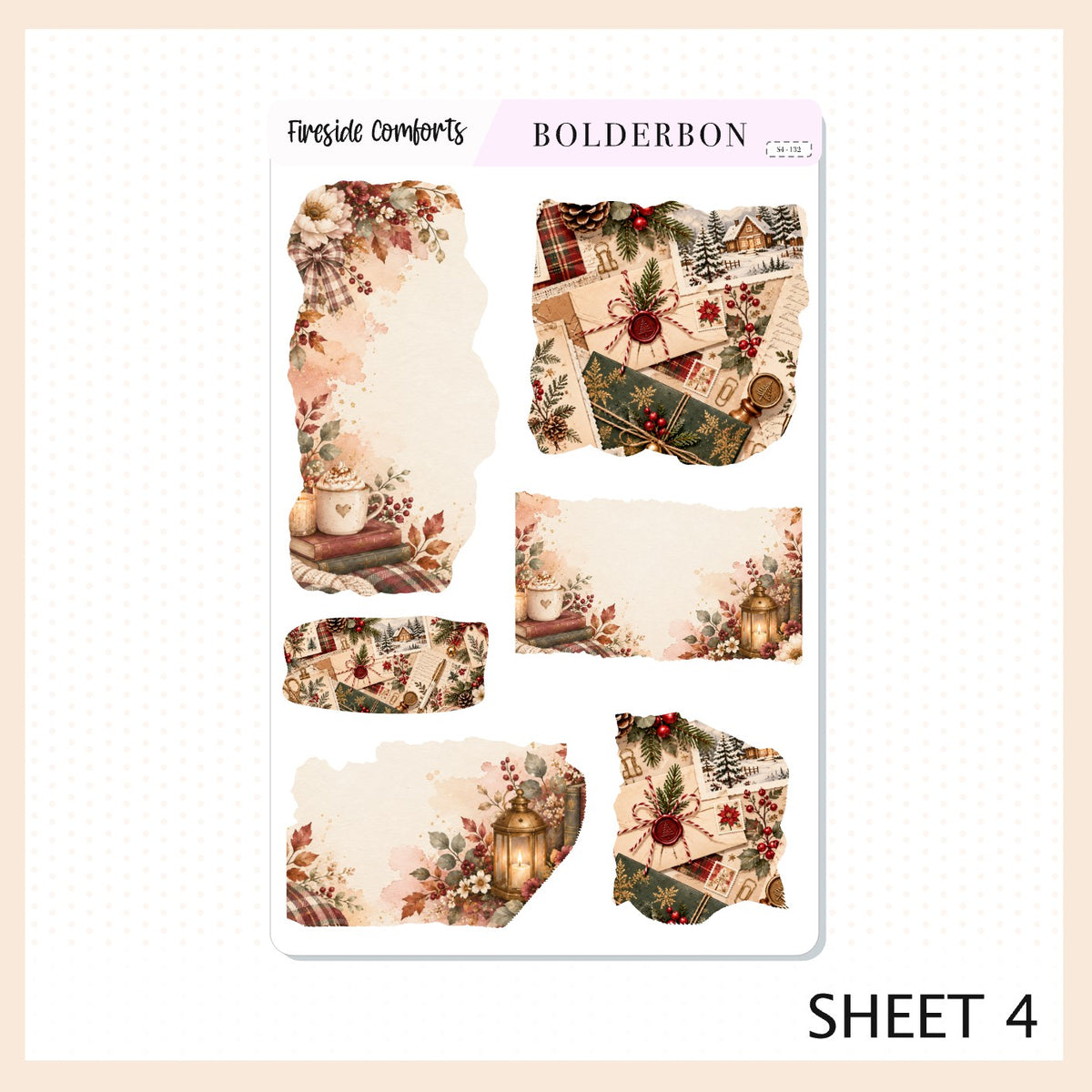 Fireside Comforts • Journal Sticker Kit