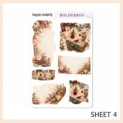 Fireside Comforts • Journal Sticker Kit