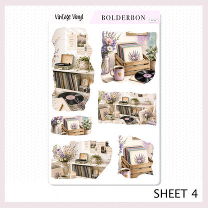 Vintage Vinyl • Journal Sticker Kit