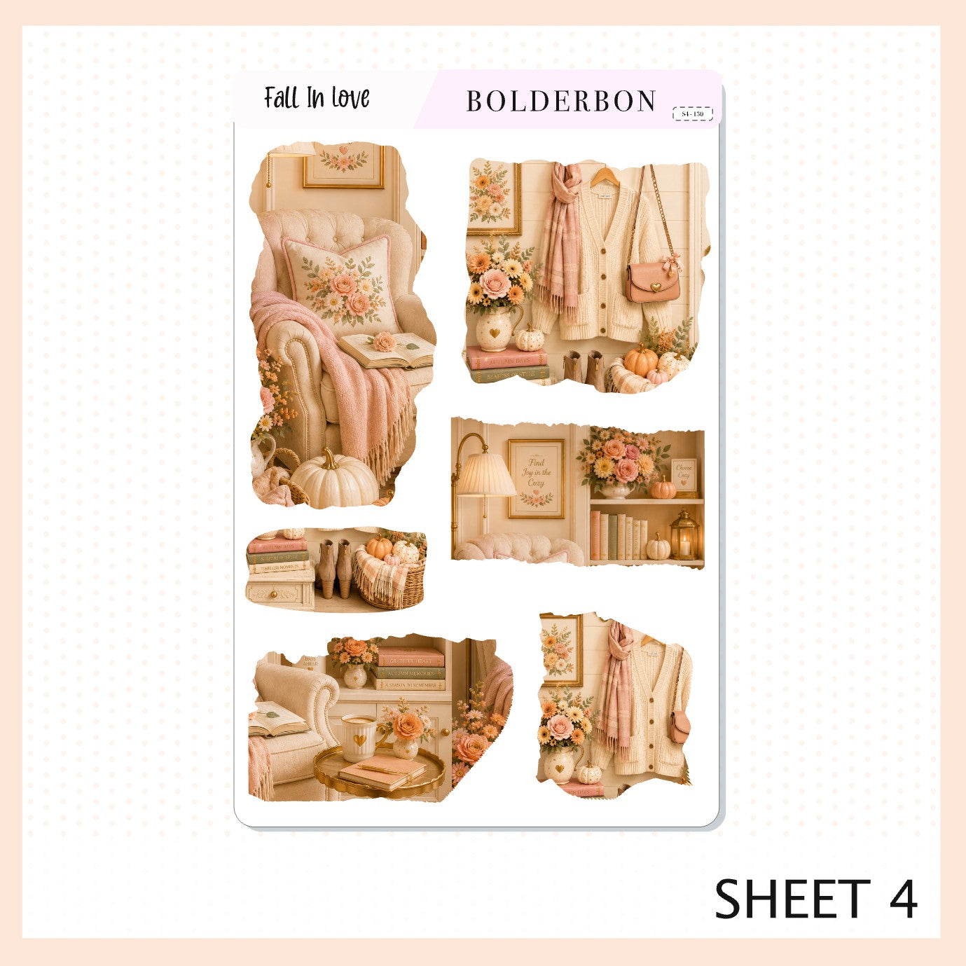 Fall In Love • Journal Sticker Kit