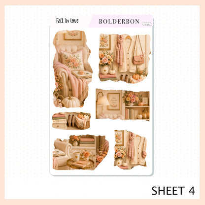 Fall In Love • Journal Sticker Kit