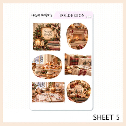 Fireside Comforts • Journal Sticker Kit