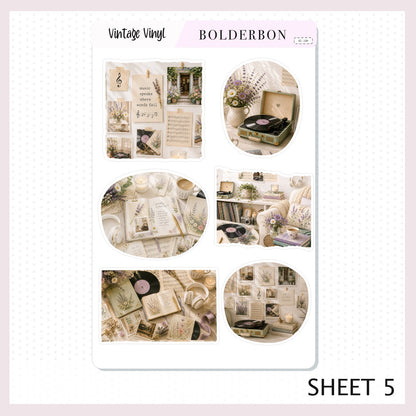 Vintage Vinyl • Journal Sticker Kit