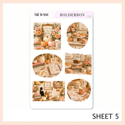 Fall In Love • Journal Sticker Kit