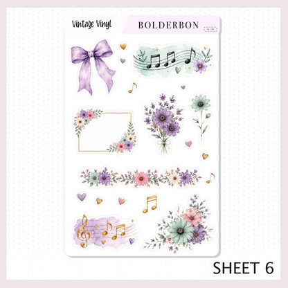 Vintage Vinyl • Journal Sticker Kit