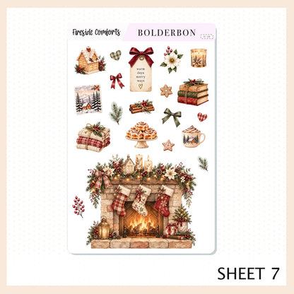 Fireside Comforts • Journal Sticker Kit