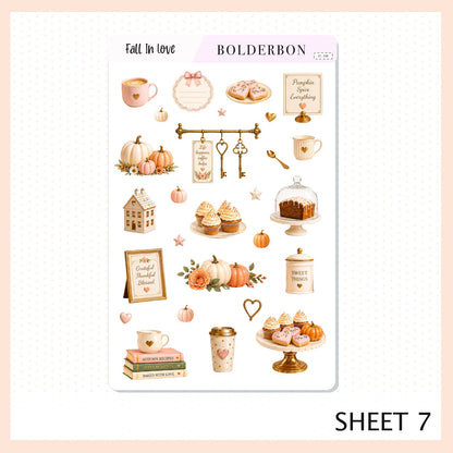 Fall In Love • Journal Sticker Kit