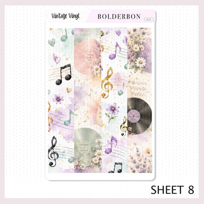Vintage Vinyl • Journal Sticker Kit