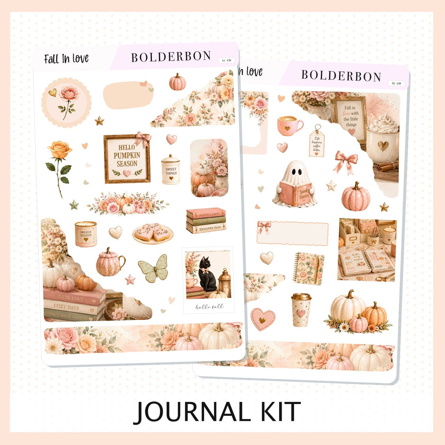 Fall In Love • Journal Sticker Kit