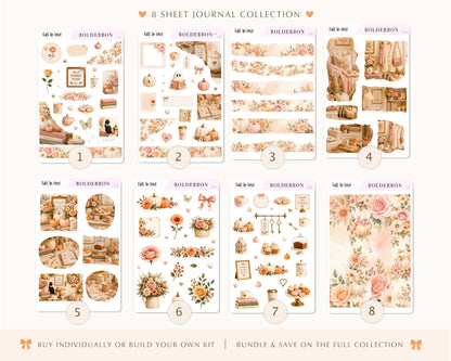 Fall In Love • Journal Sticker Kit