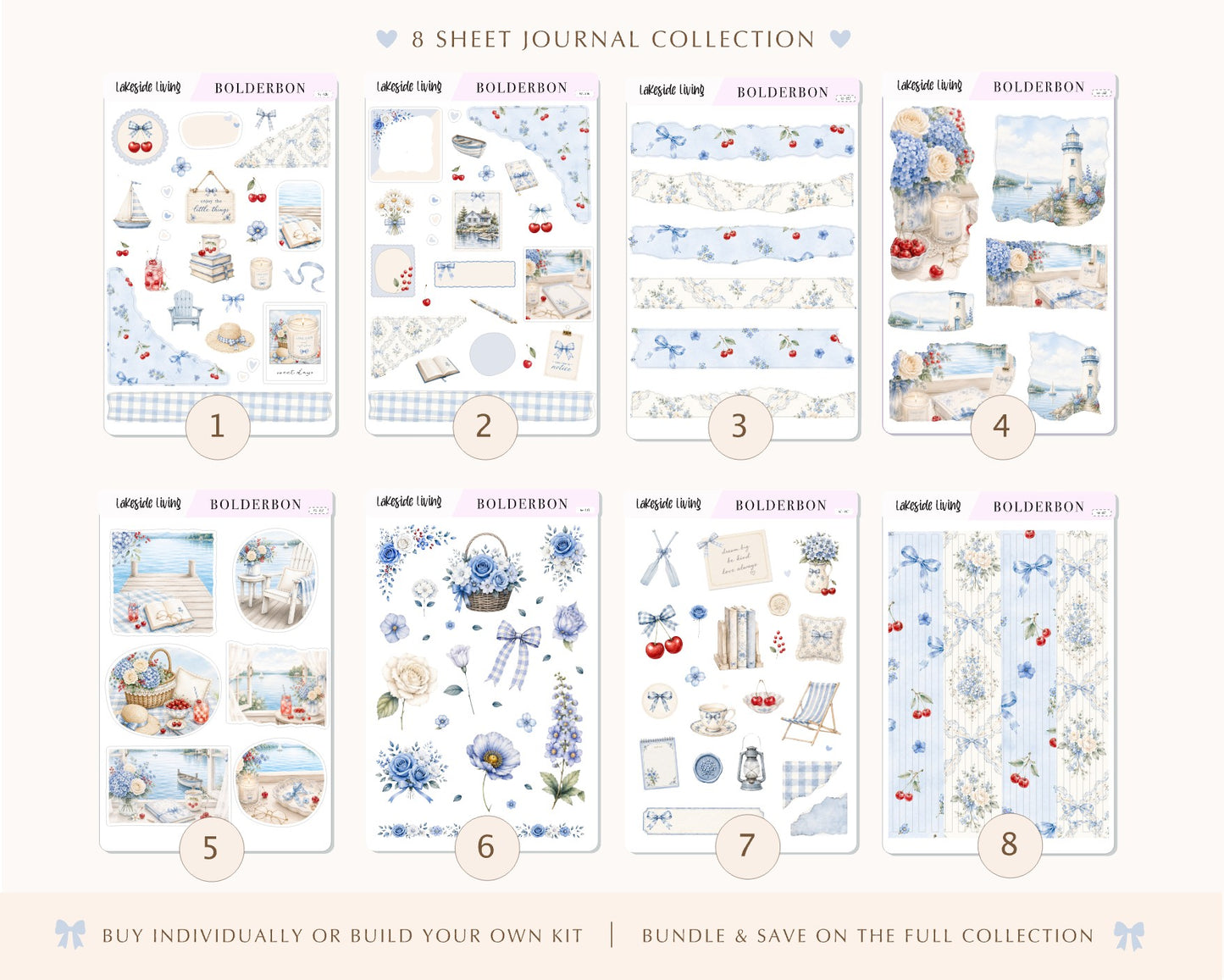 Lakeside Living • Journal Sticker Kit