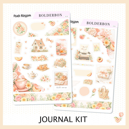 Peach Blossom • Journal Sticker Kit