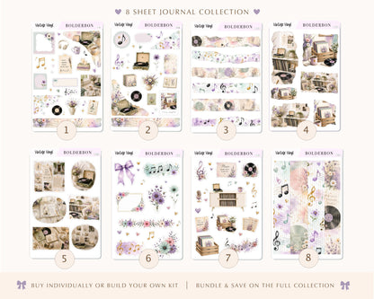 Vintage Vinyl • Journal Sticker Kit