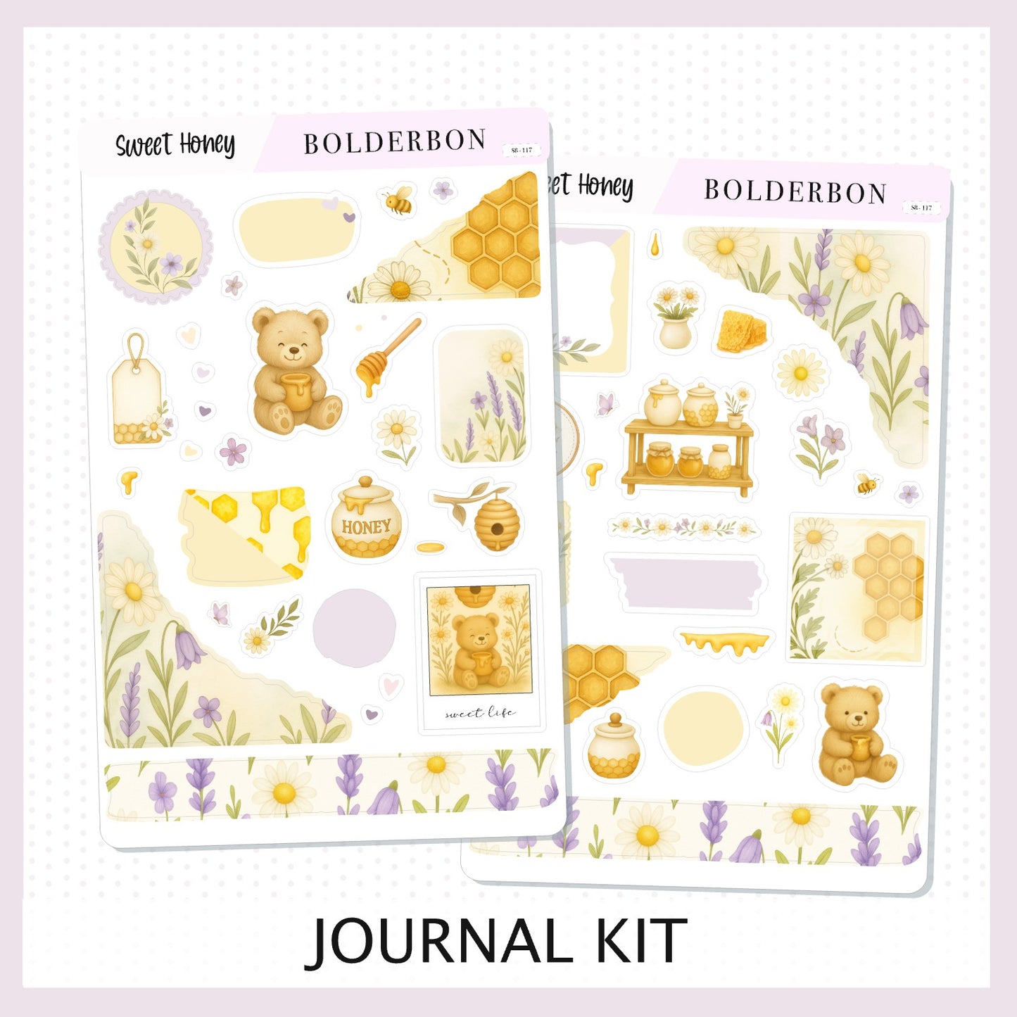 SWEET HONEY || Journal Sticker Kit