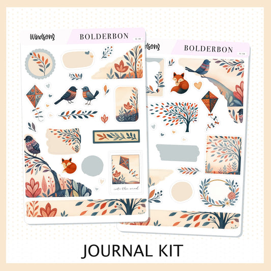 WINDSONG || Journal Sticker Kit
