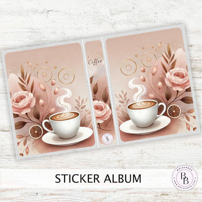 MORNING DELIGHT || Sleeve Sticker Album, Coffee Lover Gift