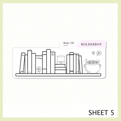 MARCH 7x9 Notes Kit || Planner Sticker Kit for Erin Condren Planners, Lucky Chapter