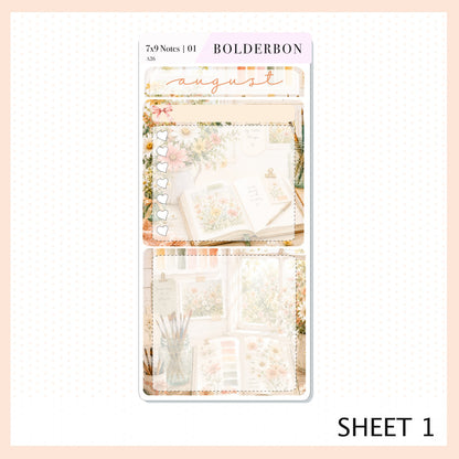 August 7x9 Notes Kit