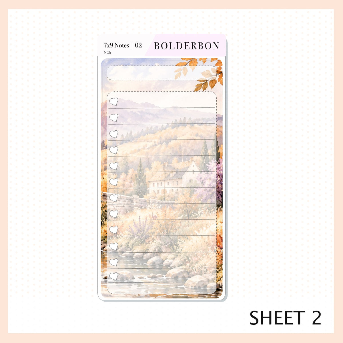November 7x9 Notes Kit