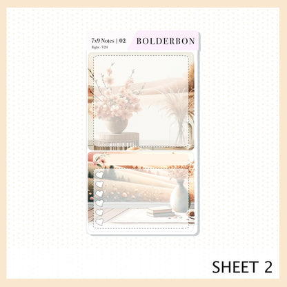 MAY 7x9 Notes Kit || Planner Sticker Kit for Erin Condren Dashboard
