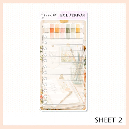 August 7x9 Notes Kit