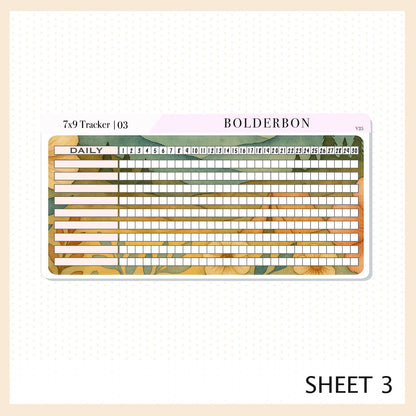 May 7x9 Notes Kit || Painter's Palette Theme, Planner Sticker Kit for Erin Condren Dashboard