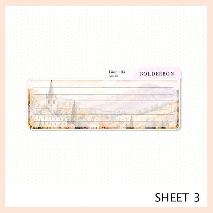 November 7x9 Notes Kit