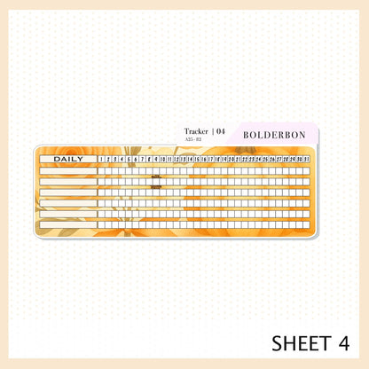 NEW OCTOBER 7x9 Notes Kit ||  2025/2026 Planner Sticker Kit for Erin Condren Planners, Autumn Light