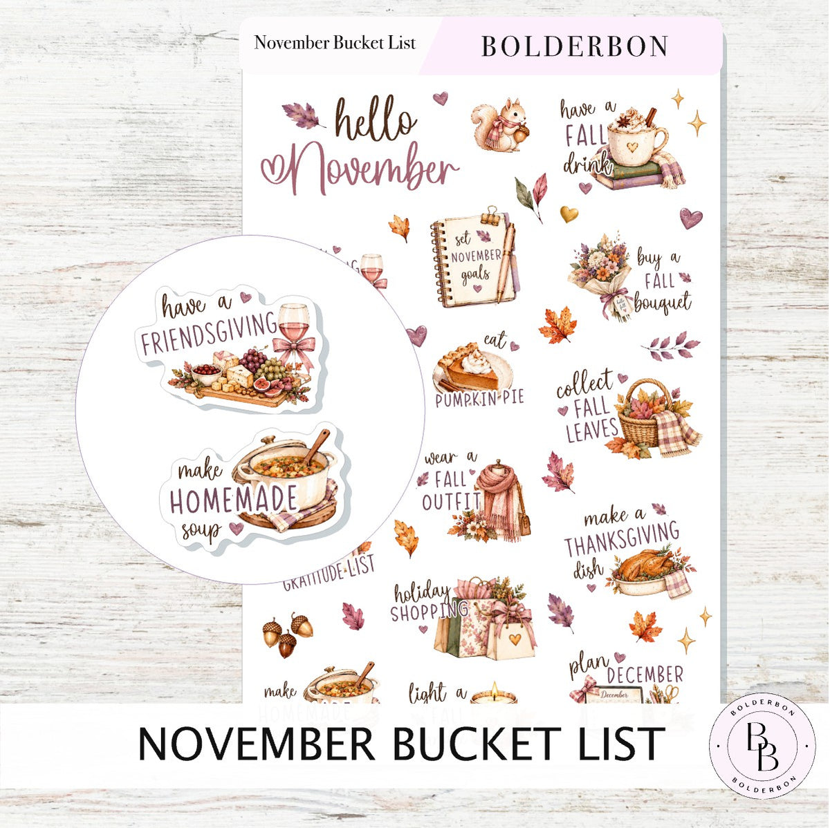 November Bucket List