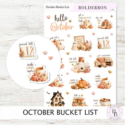 October Bucket List