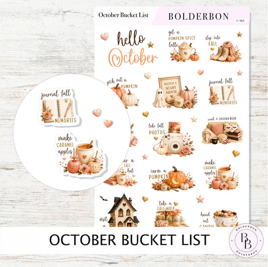 October Bucket List