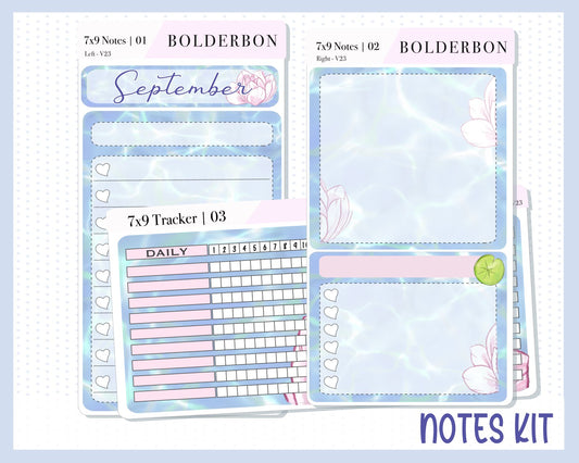 SEPTEMBER || 7x9 Notes Kit