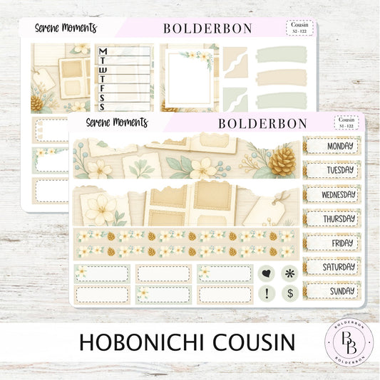 SERENE MOMENTS || A5 Hobonichi Cousin