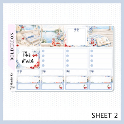 July 7x9 Monthly Sticker Kit