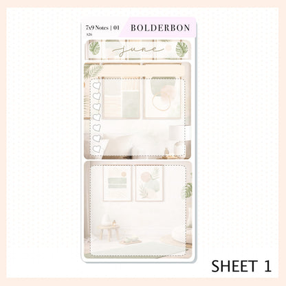 June 7x9 Notes Kit