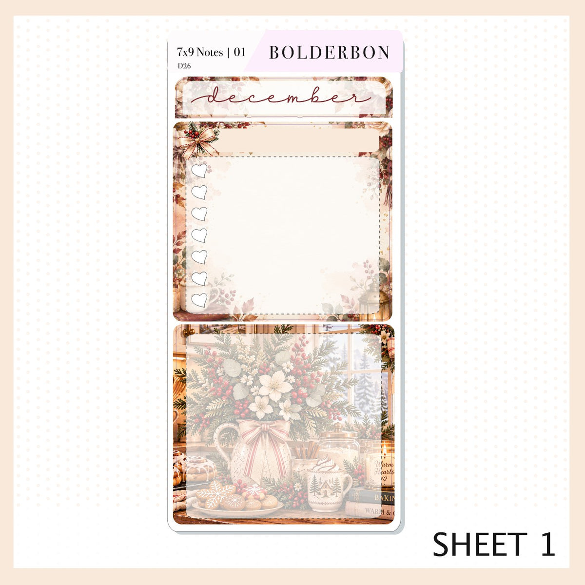 December 7x9 Notes Kit