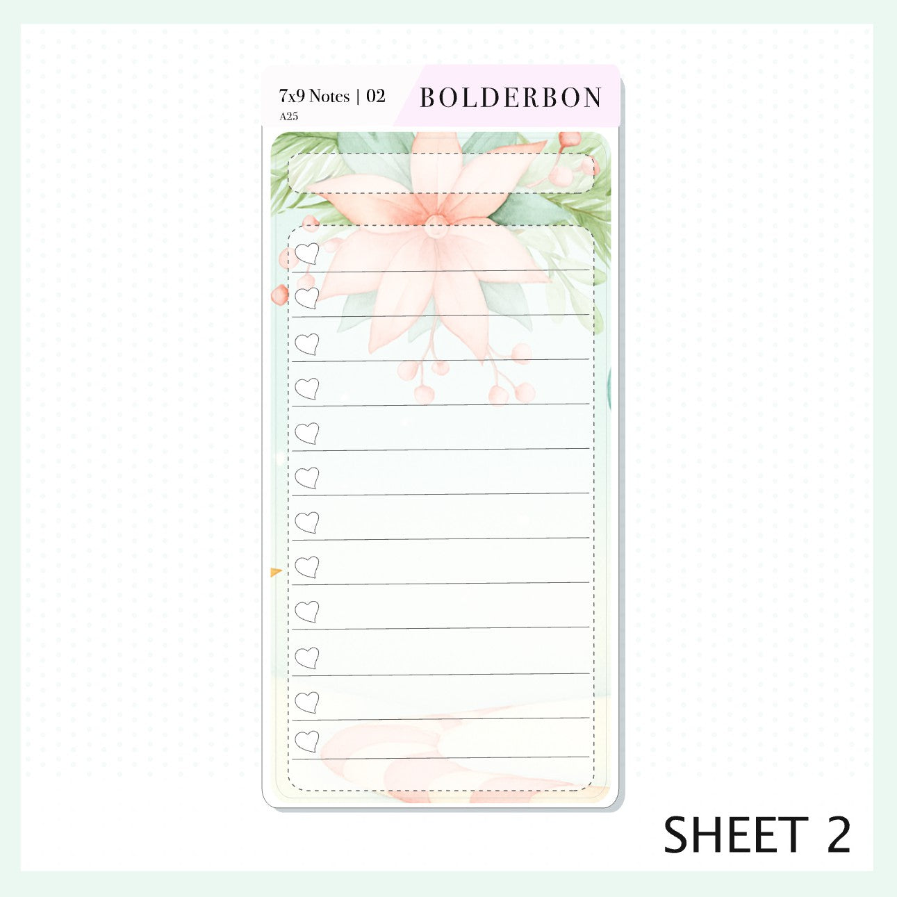 DECEMBER 7x9 Notes Kit || 2025/2026 Planner Sticker Kit for Erin Condren Planners, Festive Christmas Planner Stickers, Holiday Pastel Vibe