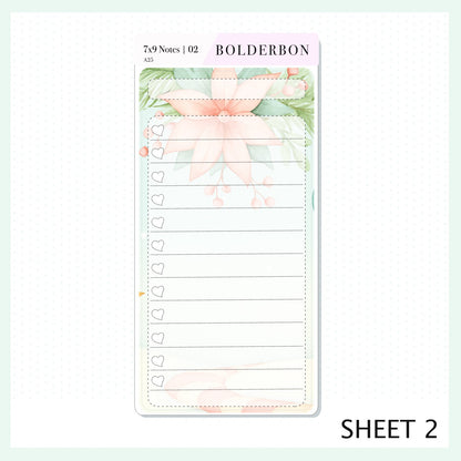 DECEMBER 7x9 Notes Kit || 2025/2026 Planner Sticker Kit for Erin Condren Planners, Festive Christmas Planner Stickers, Holiday Pastel Vibe