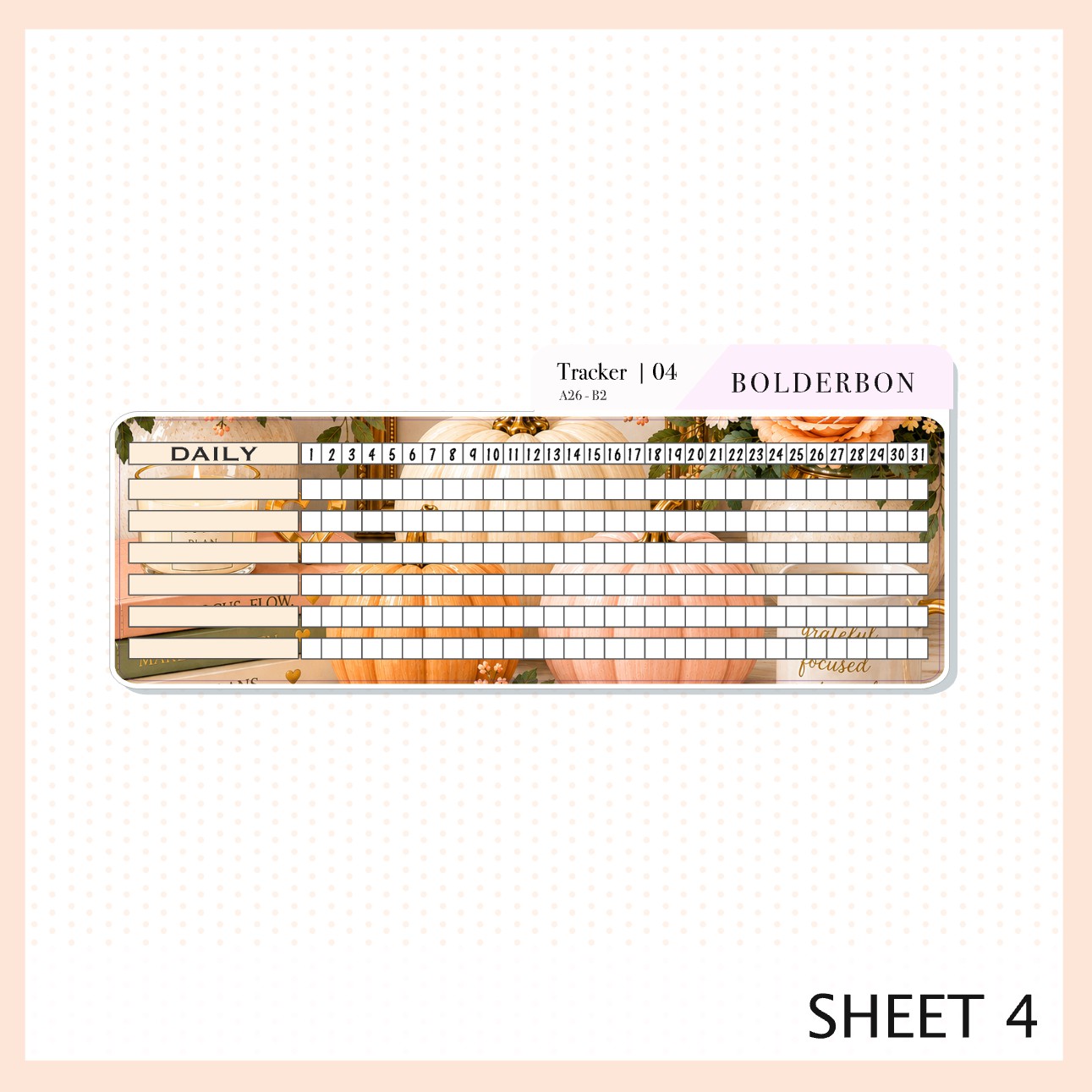 October 7x9 Notes Kit