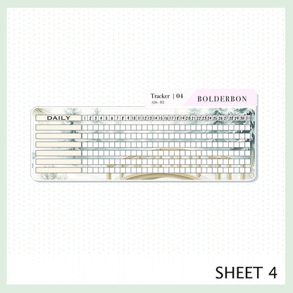 JANUARY 7x9 Notes Kit || Planner Sticker Kit for Erin Condren Planners, Peaceful Pines