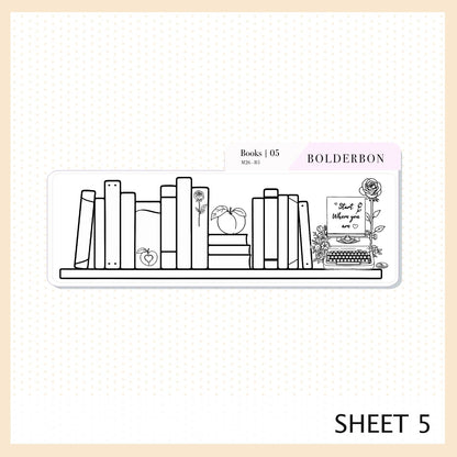MAY 7x9 Notes Kit || Peach Blossom Planner Sticker Kit for Erin Condren Planners